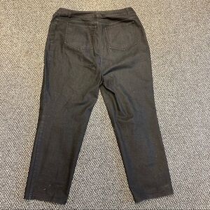 LAFAYETTE 148 New York Sz 16W High  Rise Tapered Leg Black Jeans